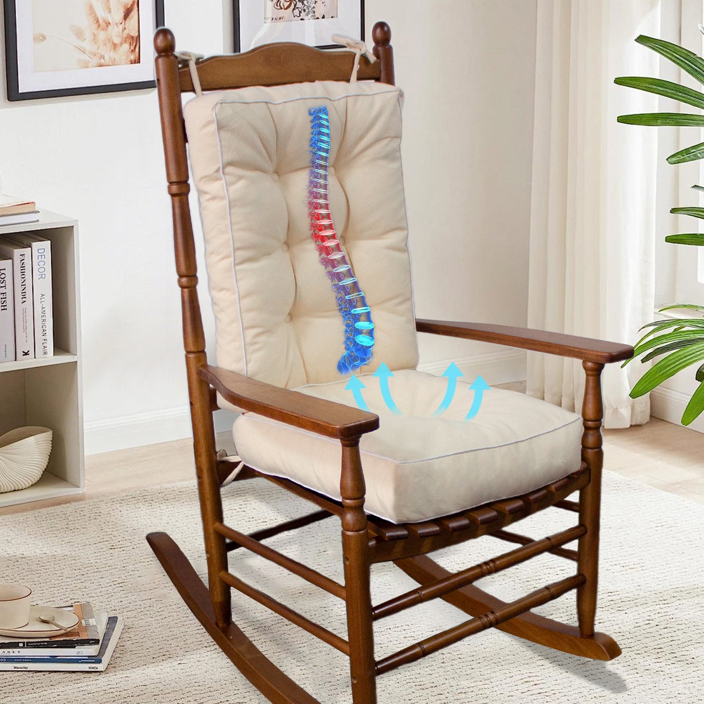 YZ HOME rocking chair cushion 17X17/17X22
