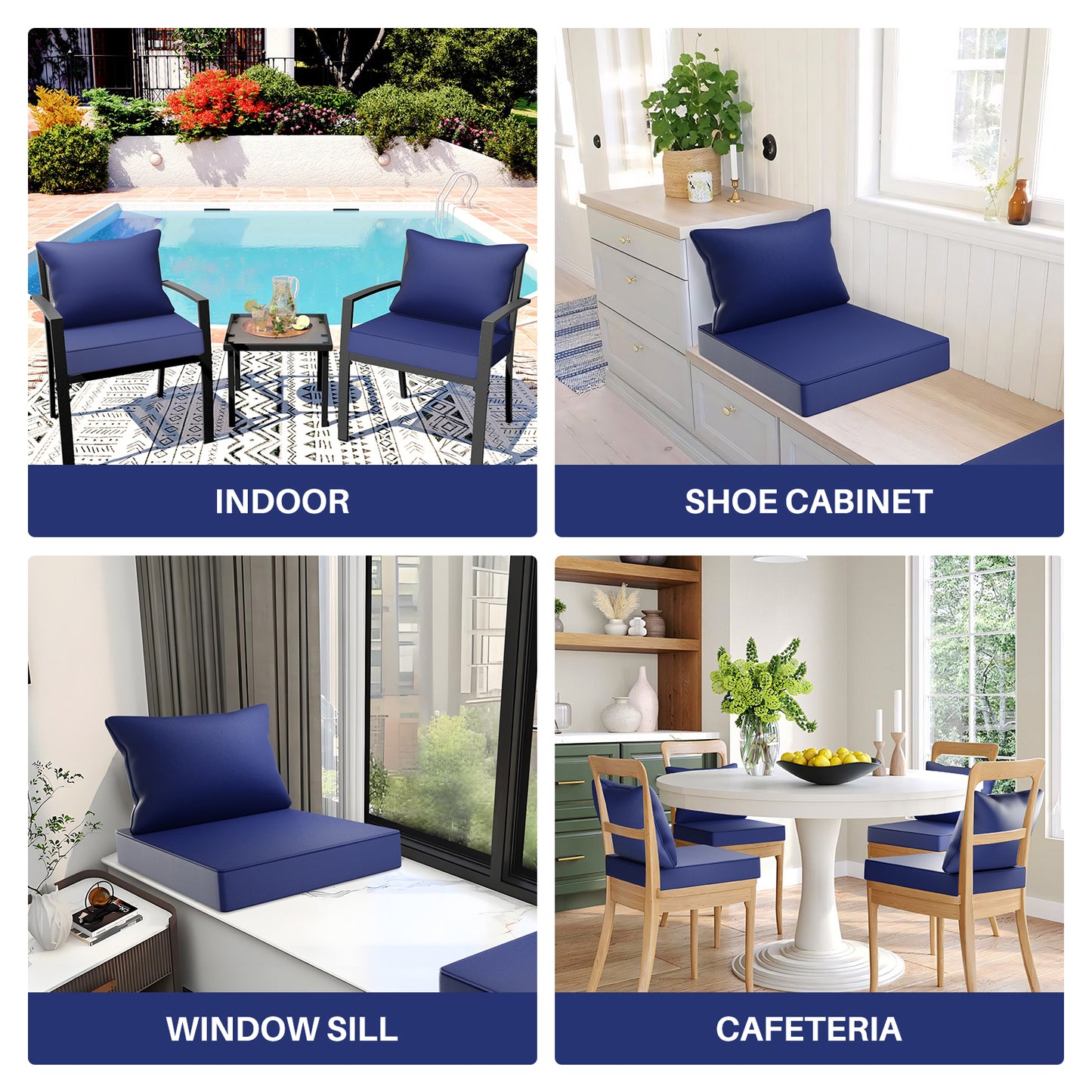 YIJIAN HOME Outdoor Chair Cushion