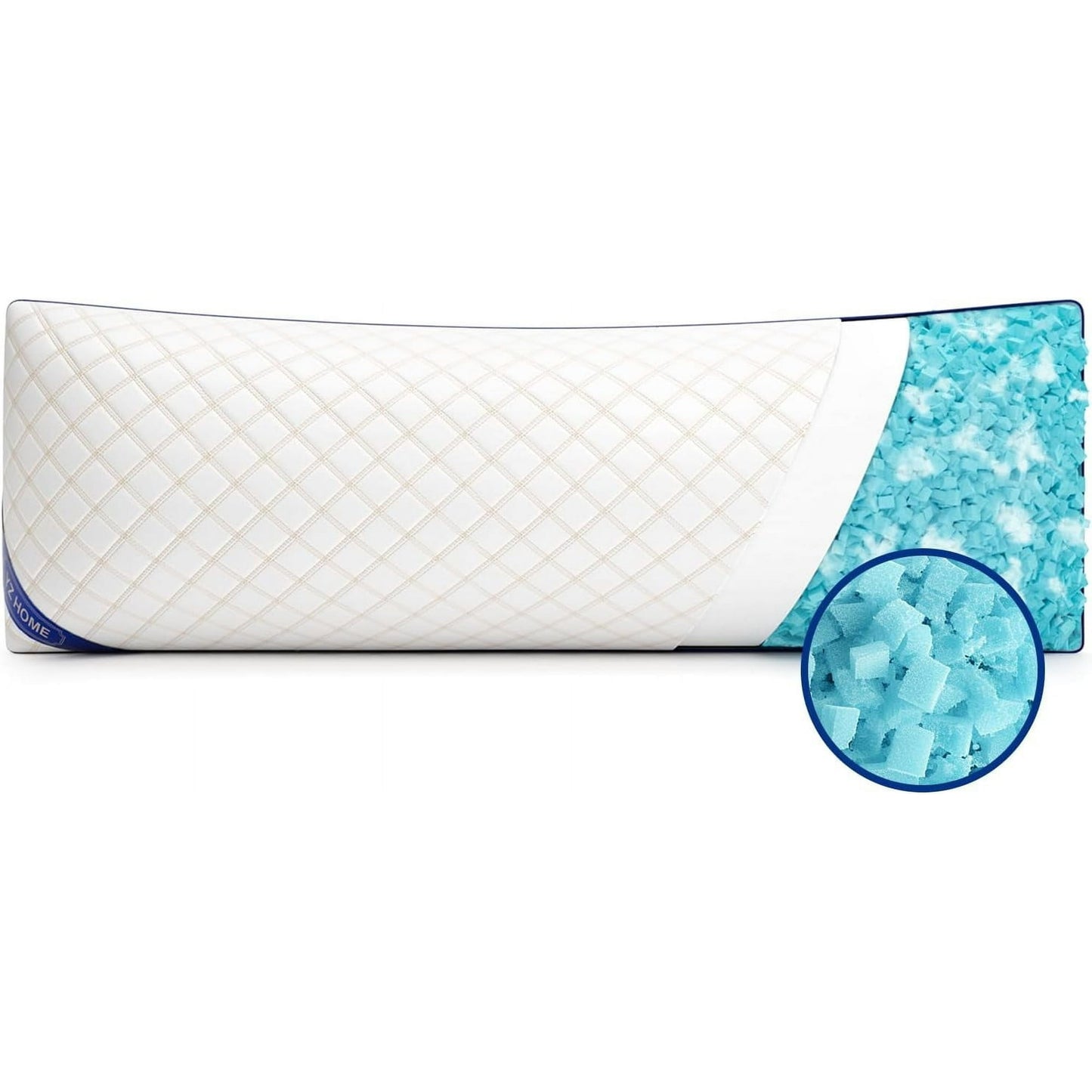 Galenzoov 20×54 inch Full-Length Body Pillow with Shredded Memory Foam