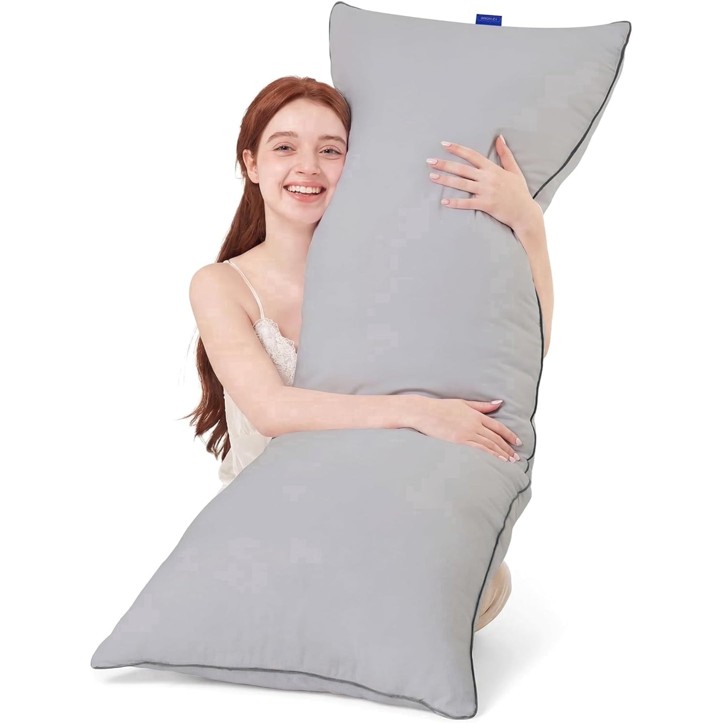 Galenzoov Memory Foam Filled Full-Body Support Pillow 20×54 inch