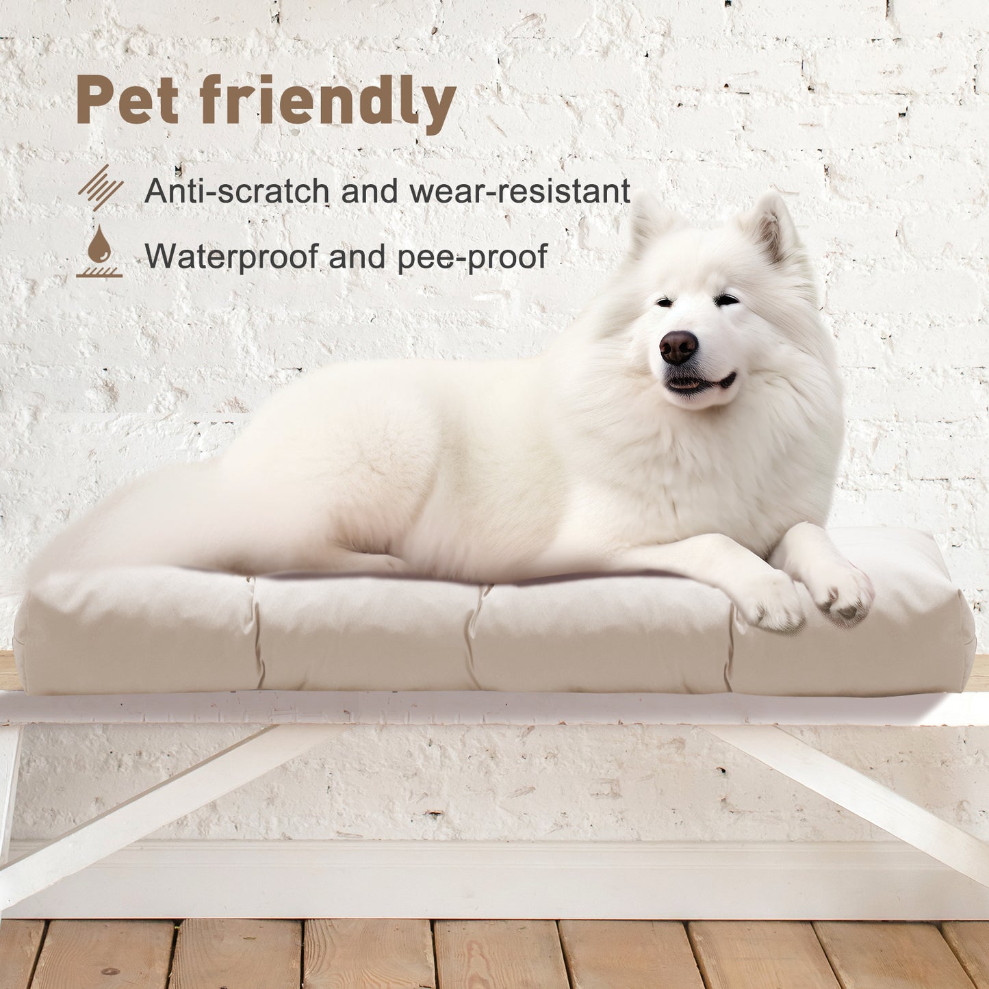 YIJIAN HOME Water-Resistant Bench Cushion