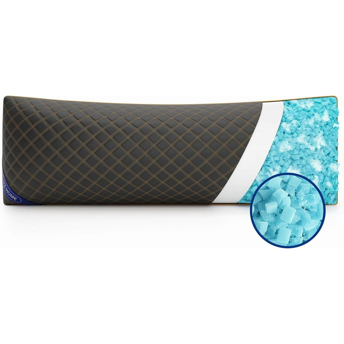 Galenzoov 20×54 inch Full-Length Body Pillow with Shredded Memory Foam