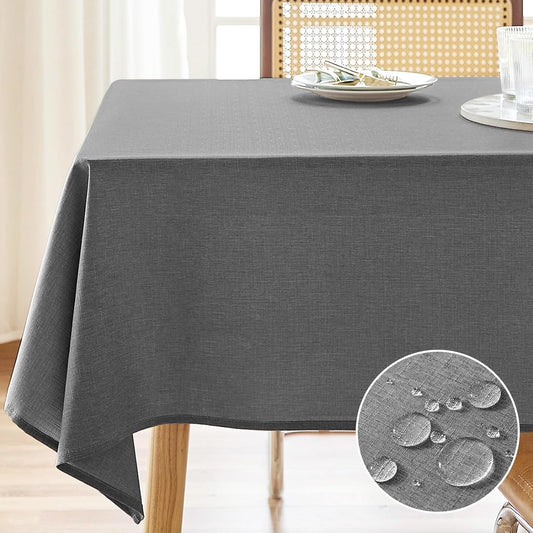 Textured Linen Tablecloth Rectangle 52x70/60*84